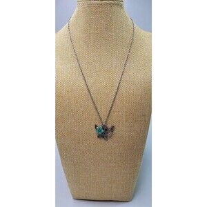 Stitch "Ohana Means Family" Silver Tone Charm Necklace 22"L